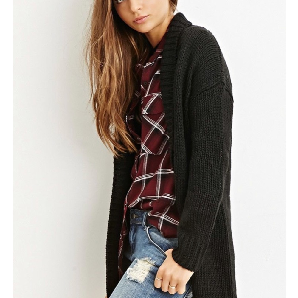 SHAWL COLLAR CARDIGAN